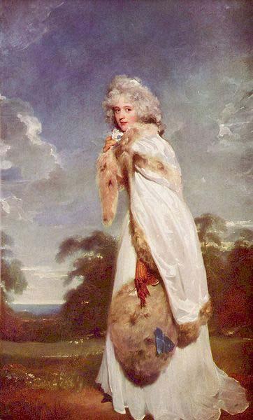 Sir Thomas Lawrence A portrait of Elizabeth Farren by Thomas Lawrence oil painting image